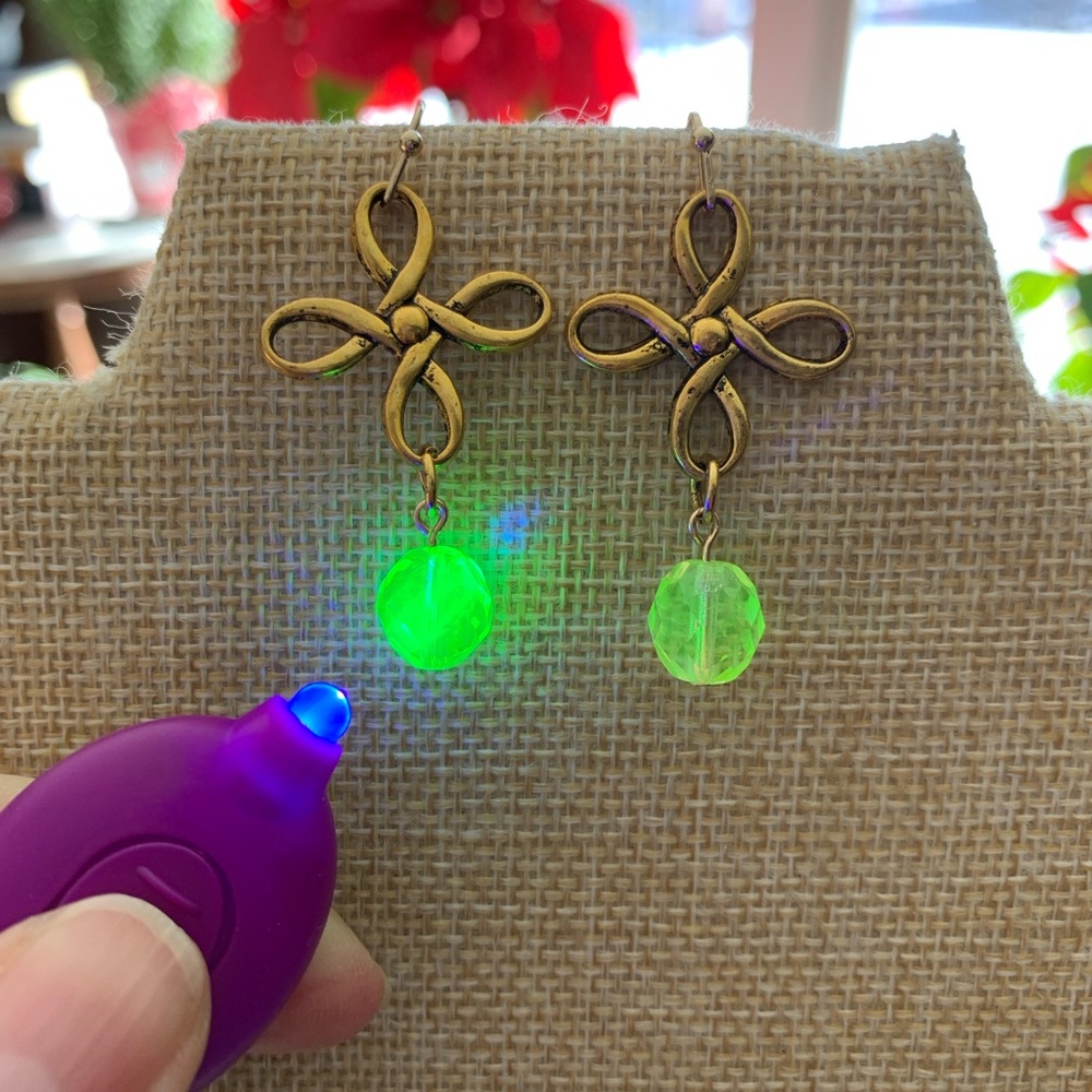Festival or Rave Ready! Up cycled Earrings